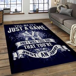 MLB New York Yankees Baseball Team Logo Sport Carpet Rectangle Area Rug For Living Room Home Room Decor NYYE15