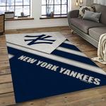 mlb new york yankees baseball team logo sport carpet rectangle area rug for living room home room decor dark room nyye27