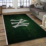 mlb new york yankees baseball team logo sport carpet rectangle area rug for living room home room decor dark room nyye28