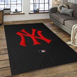 MLB New York Yankees Baseball Team Logo Sport Carpet Rectangle Area Rug For Living Room Home Room Decor NYYE29