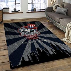 MLB New York Yankees Baseball Team Logo Sport Carpet Rectangle Area Rug For Living Room Home Room Decor NYYE5