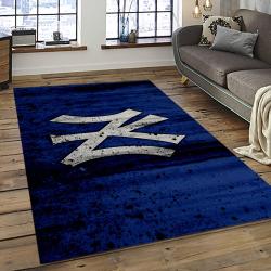 MLB New York Yankees Baseball Team Logo Sport Carpet Rectangle Area Rug For Living Room Home Room Decor NYYE54