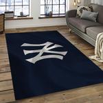 mlb new york yankees baseball team logo sport carpet rectangle area rug for living room home room decor dark room nyye64