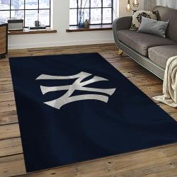 MLB New York Yankees Baseball Team Logo Sport Carpet Rectangle Area Rug For Living Room Home Room Decor NYYE64