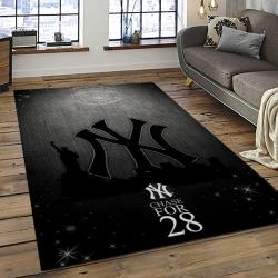 MLB New York Yankees Baseball Team Logo Sport Carpet Rectangle Area Rug For Living Room Home Room Decor NYYE7