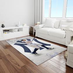 mlb new york yankees baseball team logo sport carpet rectangle area rug for living room home room decor light room nyye25