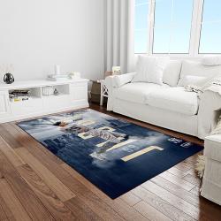 mlb new york yankees baseball team logo sport carpet rectangle area rug for living room home room decor light room nyye26