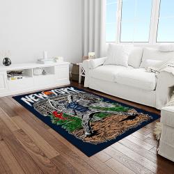 mlb new york yankees baseball team logo sport carpet rectangle area rug for living room home room decor light room nyye73
