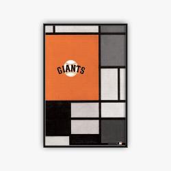 mlb san francisco giants baseball team logo sport canvas home decor sfcg1002