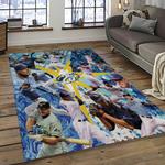 mlb tampa bay rays baseball team logo sport carpet rectangle area rug for living room home room decor dark room tabr10