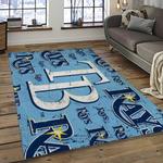 mlb tampa bay rays baseball team logo sport carpet rectangle area rug for living room home room decor dark room tabr18