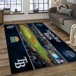 mlb tampa bay rays baseball team logo sport carpet rectangle area rug for living room home room decor dark room tabr19