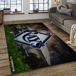 mlb tampa bay rays baseball team logo sport carpet rectangle area rug for living room home room decor dark room tabr2