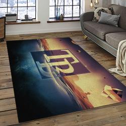 MLB Tampa Bay Rays Baseball Team Logo Sport Carpet Rectangle Area Rug For Living Room Home Room Decor TABR23