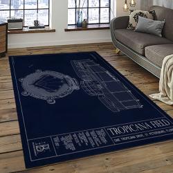MLB Tampa Bay Rays Baseball Team Logo Sport Carpet Rectangle Area Rug For Living Room Home Room Decor TABR24