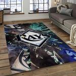 mlb tampa bay rays baseball team logo sport carpet rectangle area rug for living room home room decor dark room tabr33