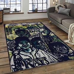 MLB Tampa Bay Rays Baseball Team Logo Sport Carpet Rectangle Area Rug For Living Room Home Room Decor TABR6