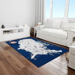 mlb tampa bay rays baseball team logo sport carpet rectangle area rug for living room home room decor light room tabr12