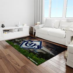 mlb tampa bay rays baseball team logo sport carpet rectangle area rug for living room home room decor light room tabr2