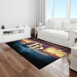 mlb tampa bay rays baseball team logo sport carpet rectangle area rug for living room home room decor light room tabr23