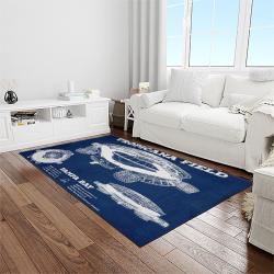 mlb tampa bay rays baseball team logo sport carpet rectangle area rug for living room home room decor light room tabr25