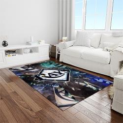 mlb tampa bay rays baseball team logo sport carpet rectangle area rug for living room home room decor light room tabr33