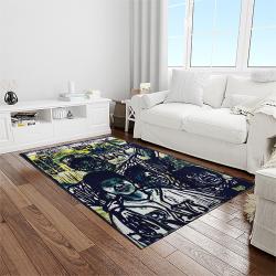 mlb tampa bay rays baseball team logo sport carpet rectangle area rug for living room home room decor light room tabr6