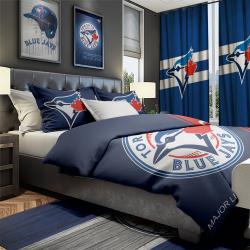 MLB Toronto Blue Jays Baseball Team Sport Bedroom Set Duvet Cover Area Rug Canvas Print TRBJ1