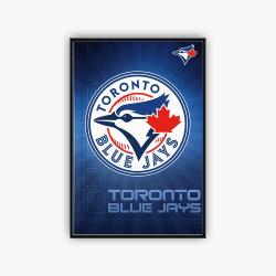mlb toronto blue jays baseball team logo sport canvas home decor trbj1002