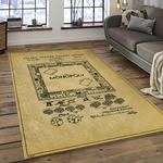 monopoly board game carpet rectangle area rug for living room home room decor gift for friends dark room mony16