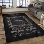 monopoly board game carpet rectangle area rug for living room home room decor gift for friends dark room mony18