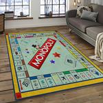 monopoly board game carpet rectangle area rug for living room home room decor gift for friends dark room mony4