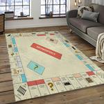 monopoly board game carpet rectangle area rug for living room home room decor gift for friends dark room mony6