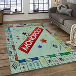 monopoly board game carpet rectangle area rug for living room home room decor gift for friends dark room mony8