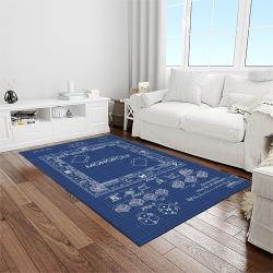 monopoly board game carpet rectangle area rug for living room home room decor gift for friends light room mony12