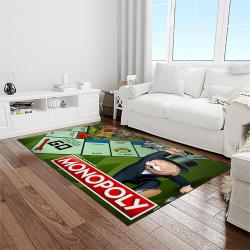 monopoly board game carpet rectangle area rug for living room home room decor gift for friends light room mony23