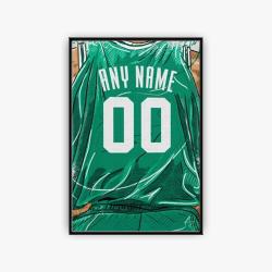 nba boston celtics basketball team logo sport canvas home decor bsc2001
