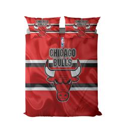 nba chicago bulls basketball team logo sport bedding set home decor ccbs3