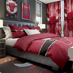 NBA Chicago Bulls Basketball Team Bedroom Set Duvet Cover Area Rug Canvas Print CCBS1