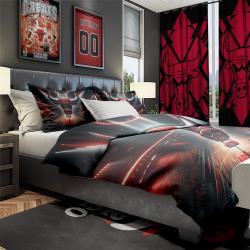 NBA Chicago Bulls Basketball Team Bedroom Set Duvet Cover Area Rug Canvas Print CCBS2