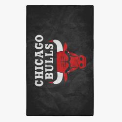 nba chicago bulls basketball team logo sport carpet rectangle area rug home decor ccbs2