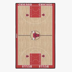 nba chicago bulls basketball team logo sport carpet rectangle area rug home decor ccbs5