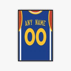nba golden state warriors basketball team logo sport canvas home decor gswr1002