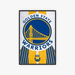 nba golden state warriors basketball team logo sport canvas home decor gswr2001