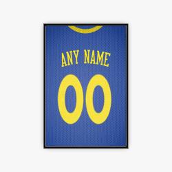 nba golden state warriors basketball team logo sport canvas home decor gswr2002
