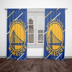 nba golden state warriors basketball team logo sport window curtain home decor gswr5