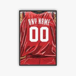 nba houston rockets basketball team logo sport canvas home decor htr1002