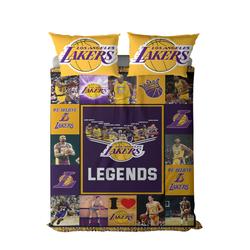 nba los angeles lakers basketball team logo sport bedding set home decor lall1