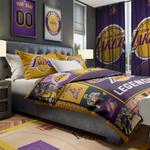 nba los angeles lakers basketball team logo sport bedroom set home decor lall1