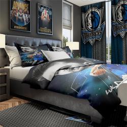 NBA Mavericks Basketball Team Bedroom Set Duvet Cover Area Rug Canvas Print MVRK2